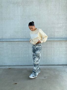 ANGEL NUMBERS SWEATER FROM PRIORITY &#8211; LIGHT BEIGE