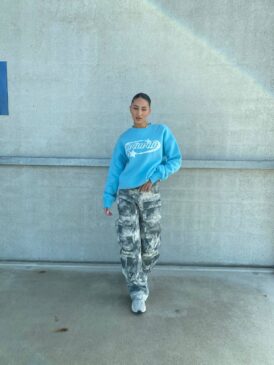 ANGEL NUMBERS SWEATER FROM PRIORITY – BLUE