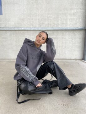 GHOST HOODIE FROM SARVARI x Priority Design Studios – METEORITE GREY