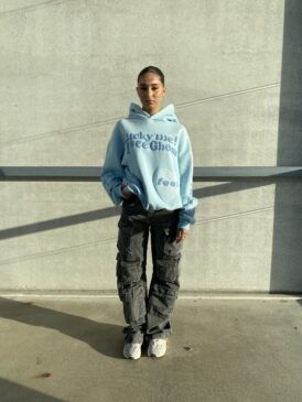 GHOST HOODIE FROM SARVARI x Priority Design Studios – SKY BLUE