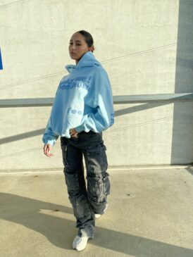 GHOST HOODIE FROM SARVARI x Priority Design Studios – SKY BLUE