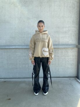 GHOST HOODIE FROM SARVARI x Priority Design Studios – SAND BEIGE