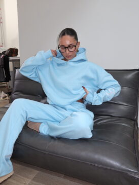 ANN-FLEUR BOW SET 🎀 &#8211; BABY BLUE WITH WHITE BOWS