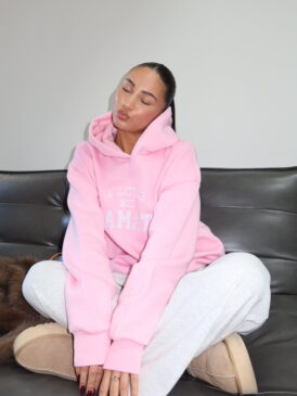 ANN-FLEUR &#8211; A LITTLE DRAMATIC HOODIE &#8211; SOFT PINK