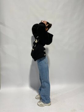 A KID WITH A DREAM HOODIE &#8211; PREMIUM QUALITY &#8211; PUFF PRINT &#8211; BLACK