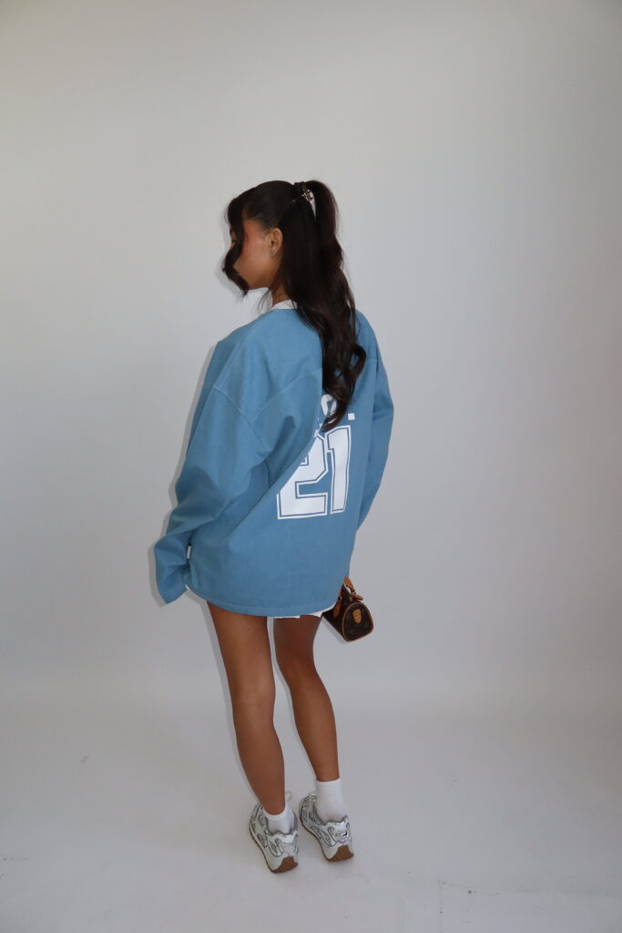 DENIM LONGSLEEVED JERSEY – LIGHT DENIM