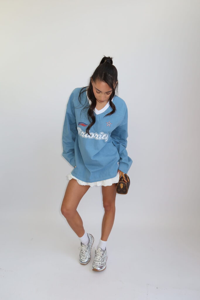 DENIM LONGSLEEVED JERSEY – LIGHT DENIM
