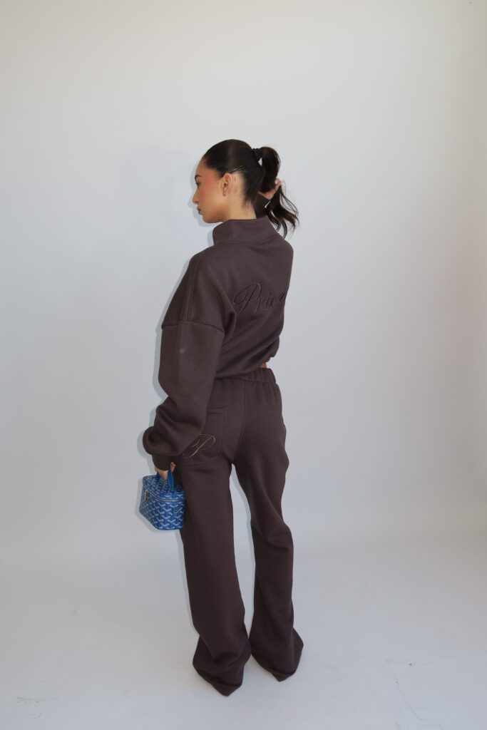 ZIP-UP BOMBERJACKET SET – GRIJS