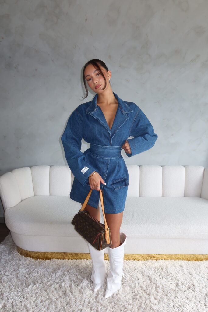 DENIM – 1ST EDITION DENIM BELTDRESSES – AZURE BLUE