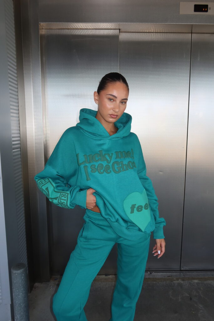 GHOST HOODIE AW24 – PETROL