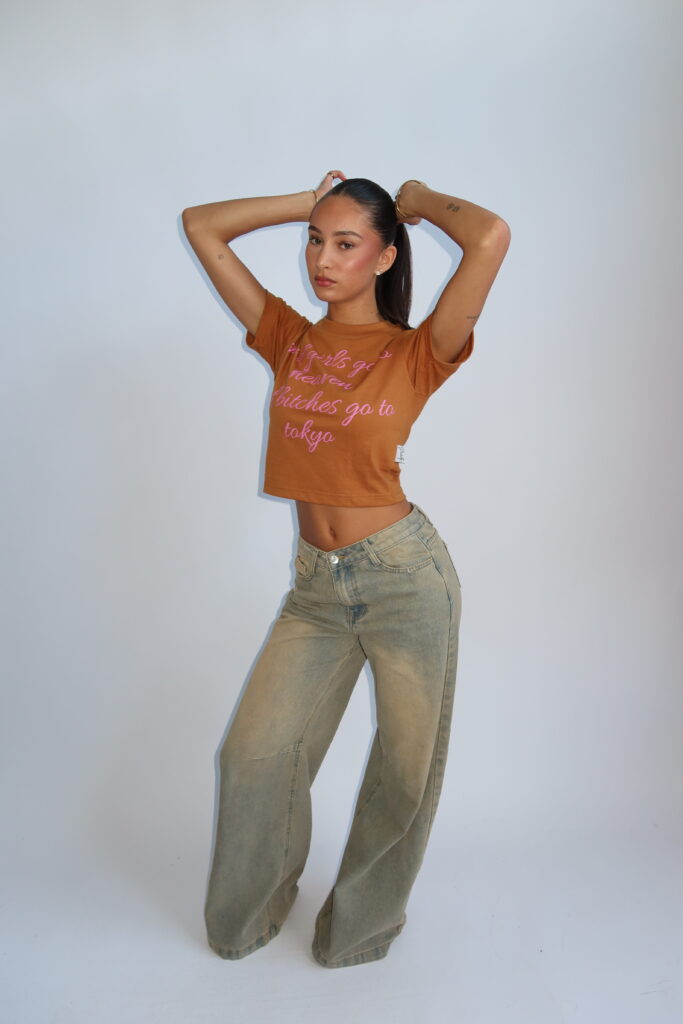 GOOD GIRLS / BAD BITCHES TOP – OLD CARAMEL