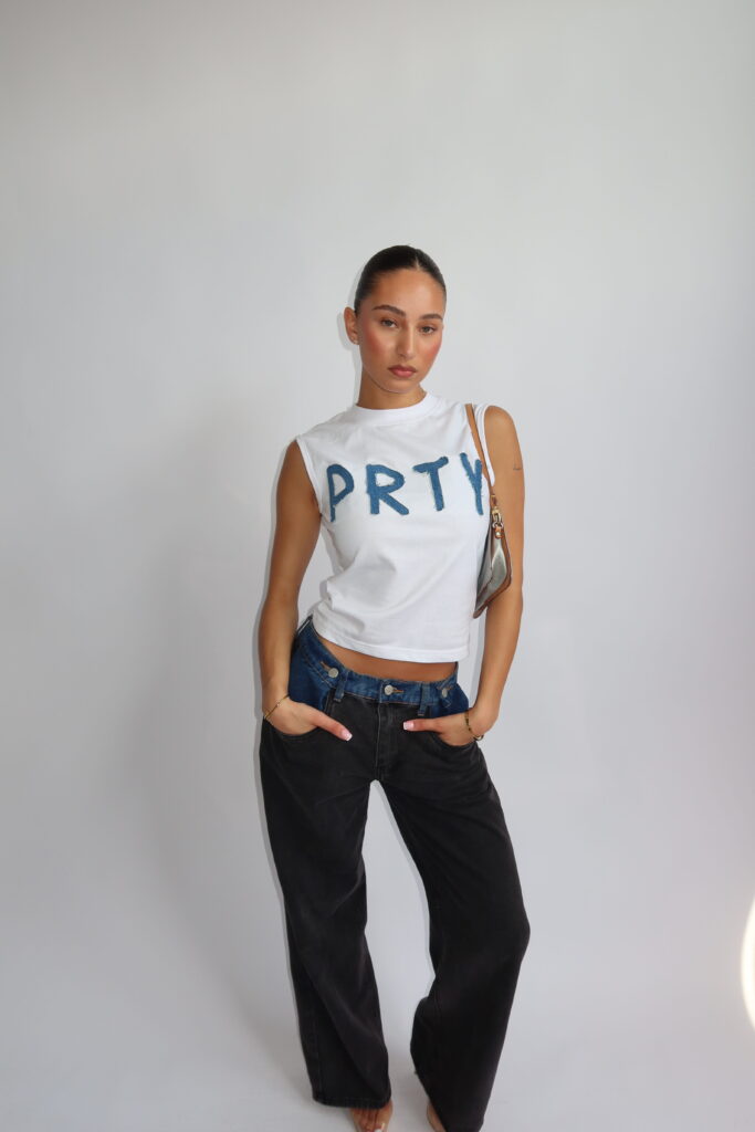 PRTY TOP – WHITE