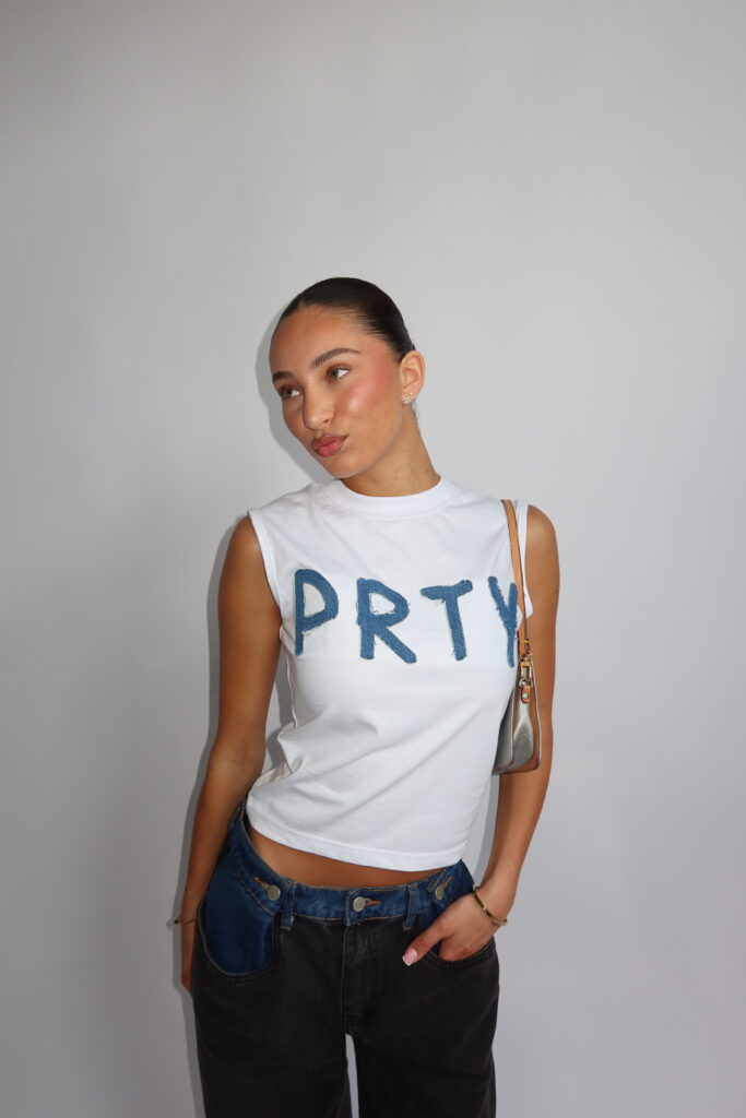 PRTY TOP – WHITE